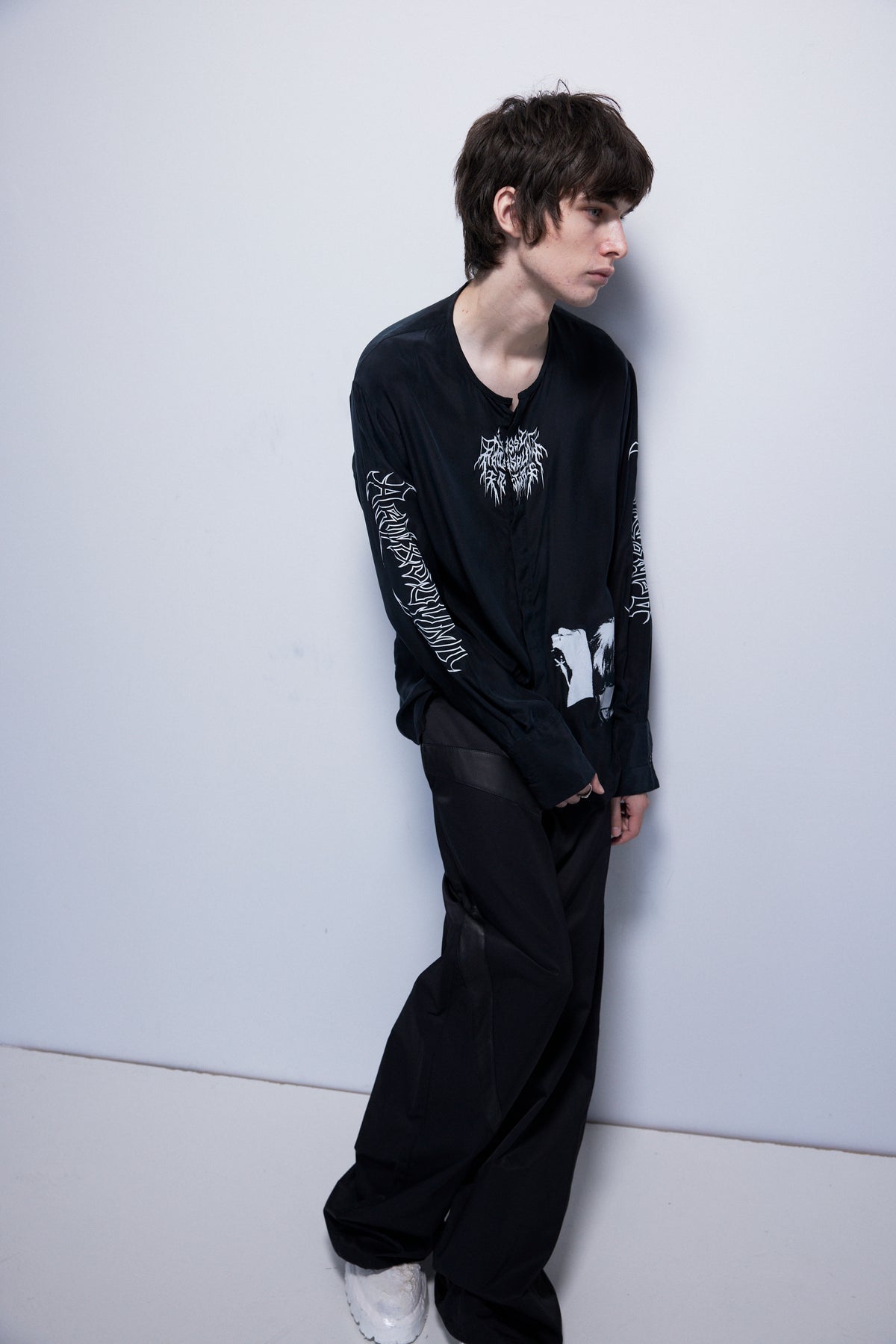 FADED METAL SILK SHIRT