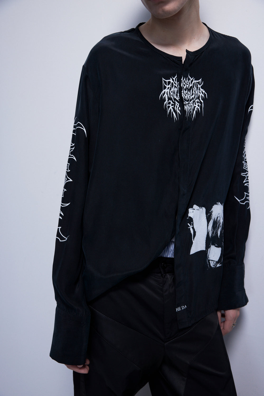 FADED METAL SILK SHIRT
