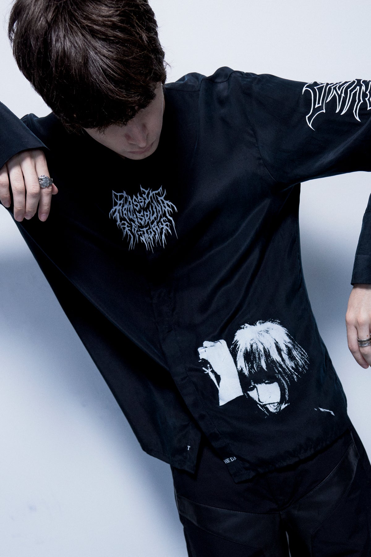 FADED METAL SILK SHIRT