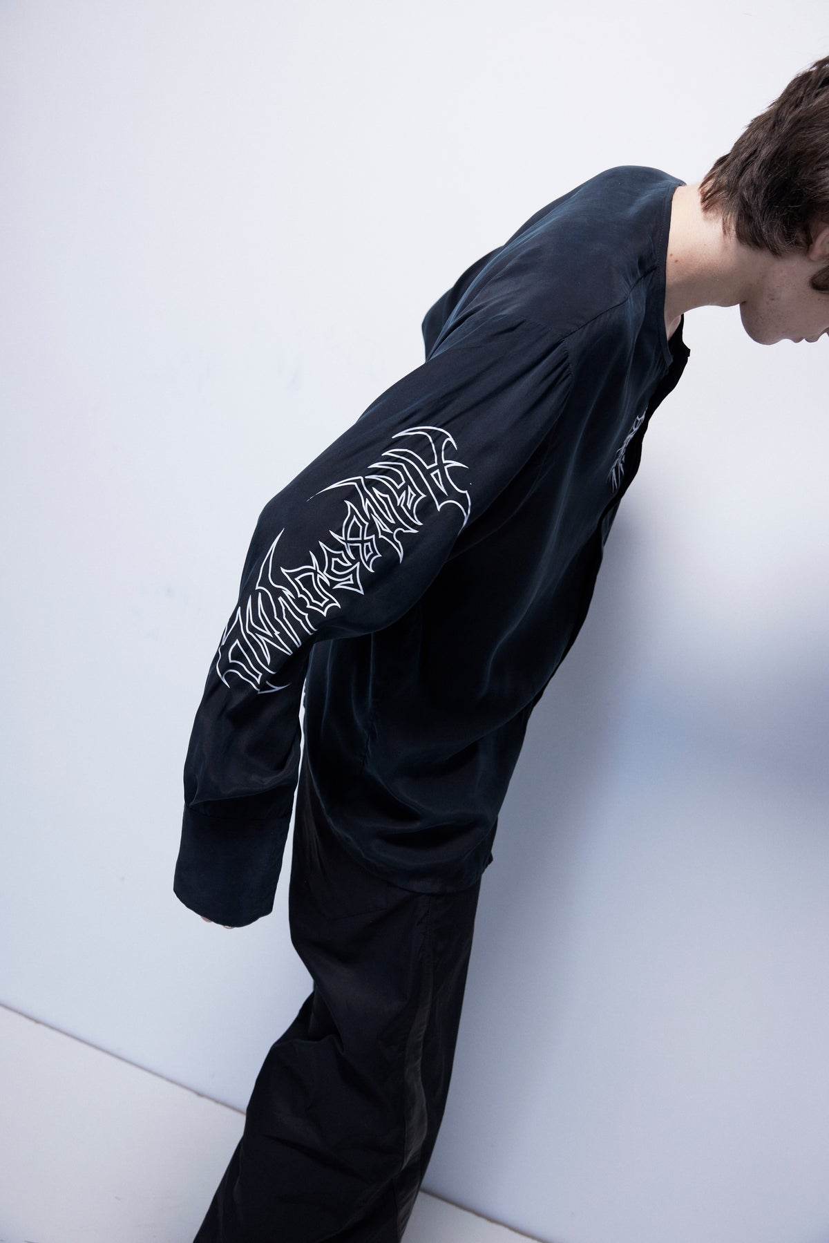 FADED METAL SILK SHIRT