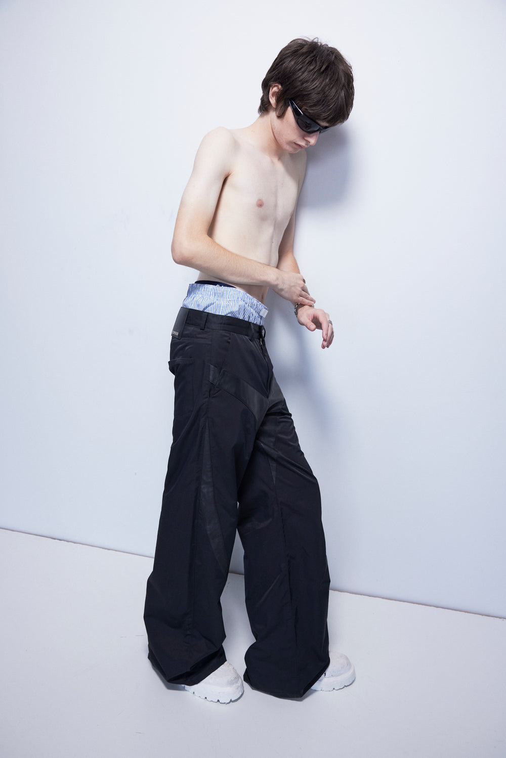 NYLON MOTO PANT
