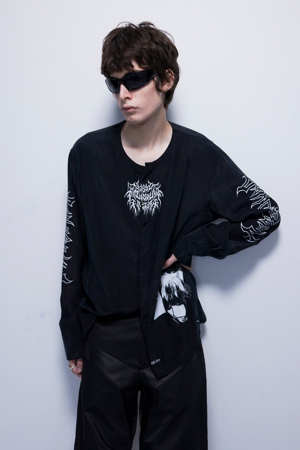 FADED METAL SILK SHIRT