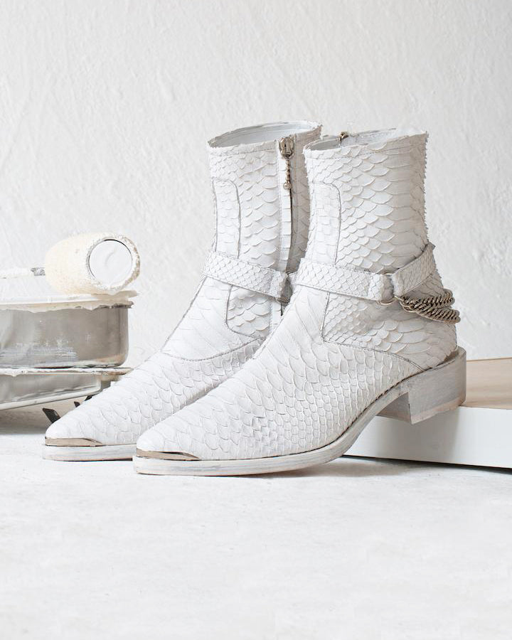PYTHON WESTERN BOOT